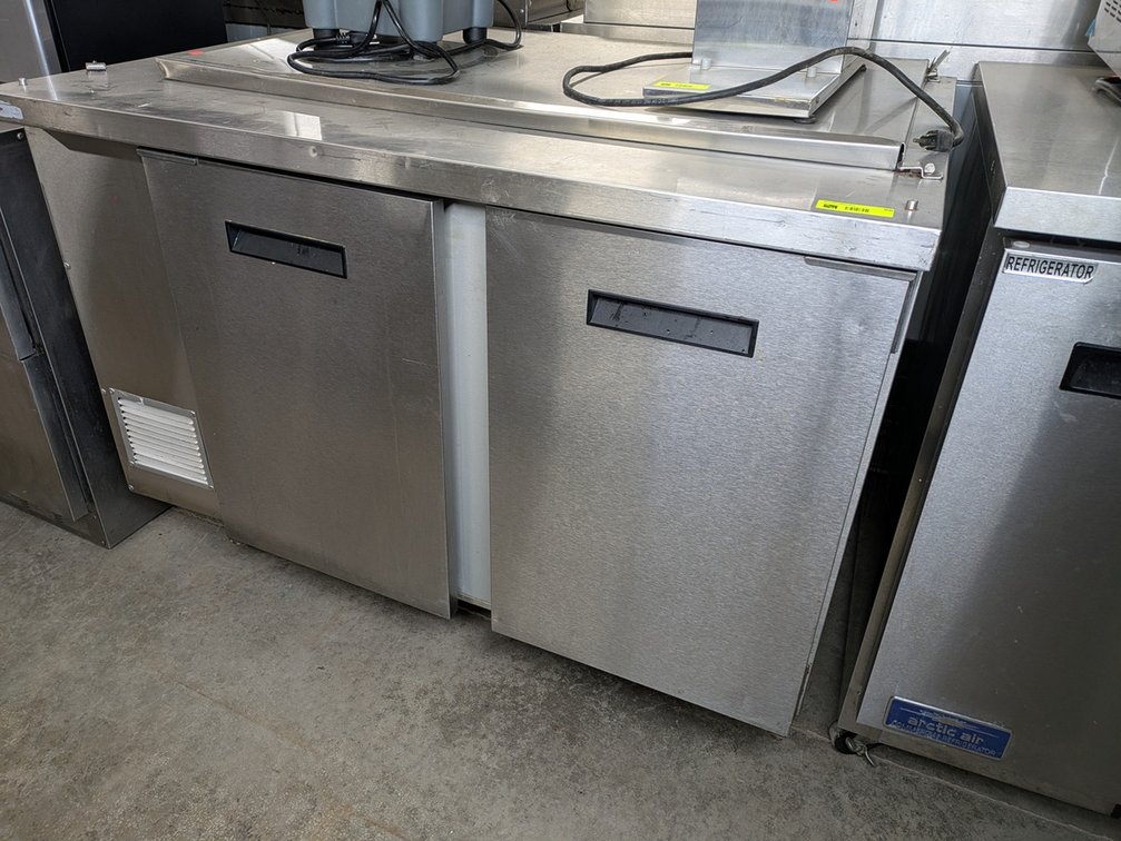 Randell S-C Salad Top Refrigerator on Wheels, Model: 9030K-7M, 48"x33"x35"