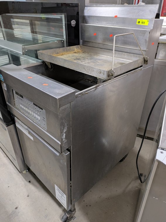 Frymaster 3000 20" Natural Gas Deep Fryer on Wheels, Model: 11814NF, 47"x27"x48"