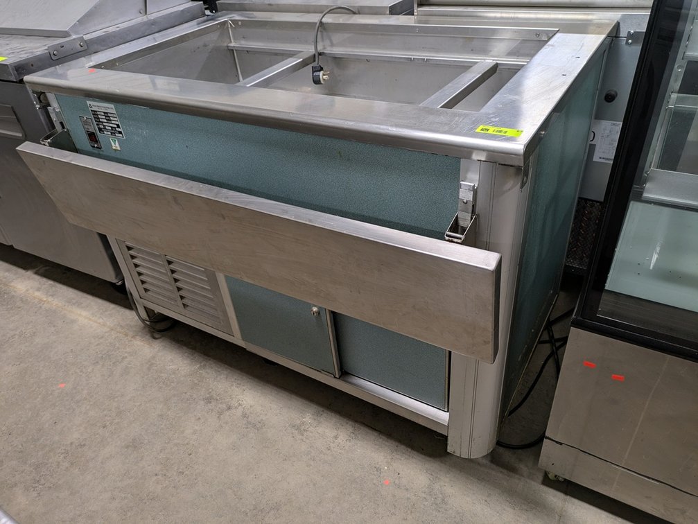 Heindl SS Display Cooler on Wheels, Model: ECOARC-370Y, 47"x27"x48"