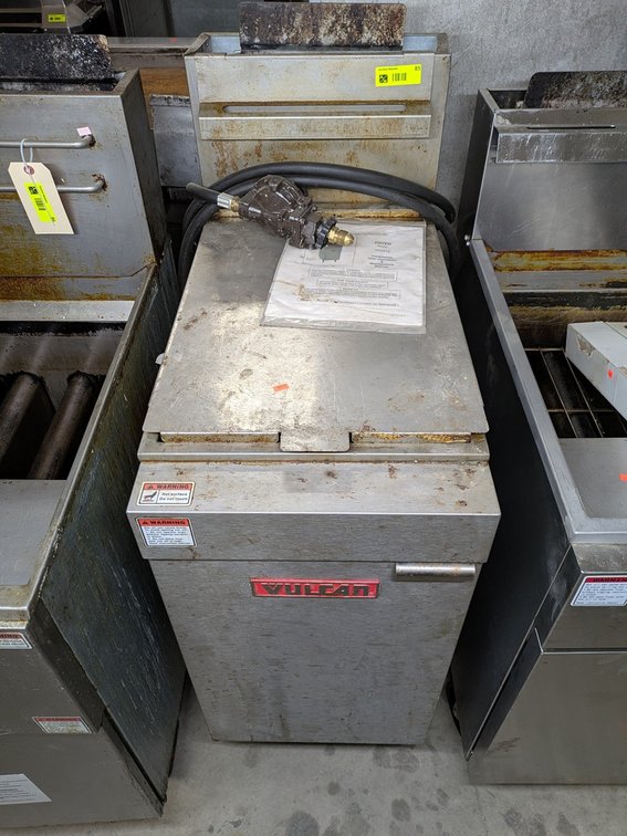Vulcan 15" Propane Deep Fryer on Wheels, Model: LG300