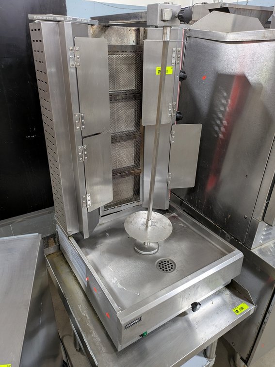 Uniworld SS Vertical Broiler, Model: VBR-2E, Propane/Natural Gas