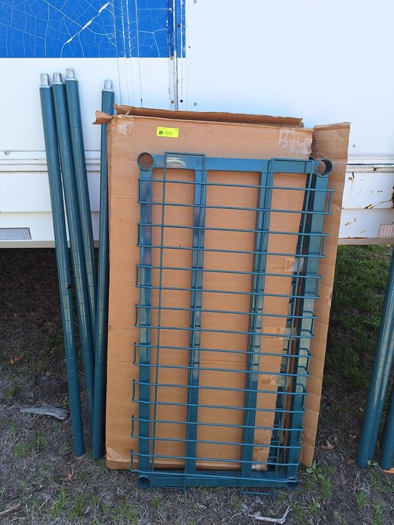3 Tier Metro Metal Rack, 48"x24"x60"