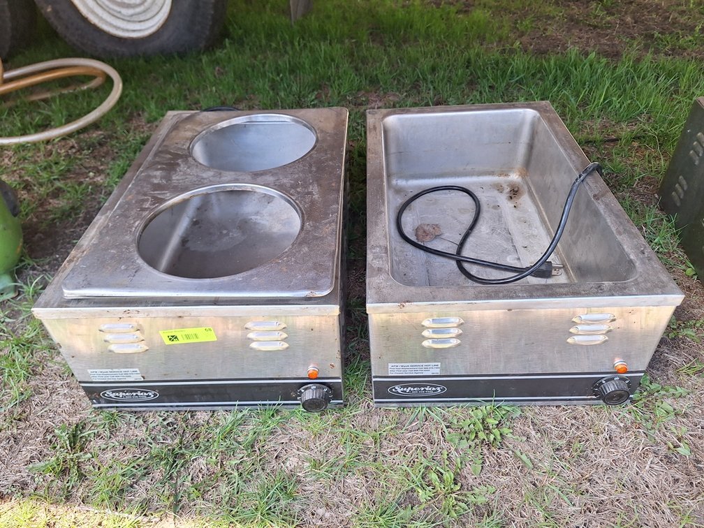 2 Superior SS Warming Pans and Related