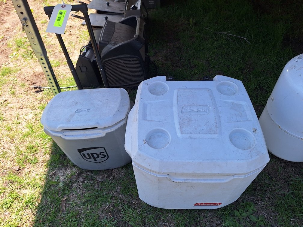 2 Coleman Poly Coolers