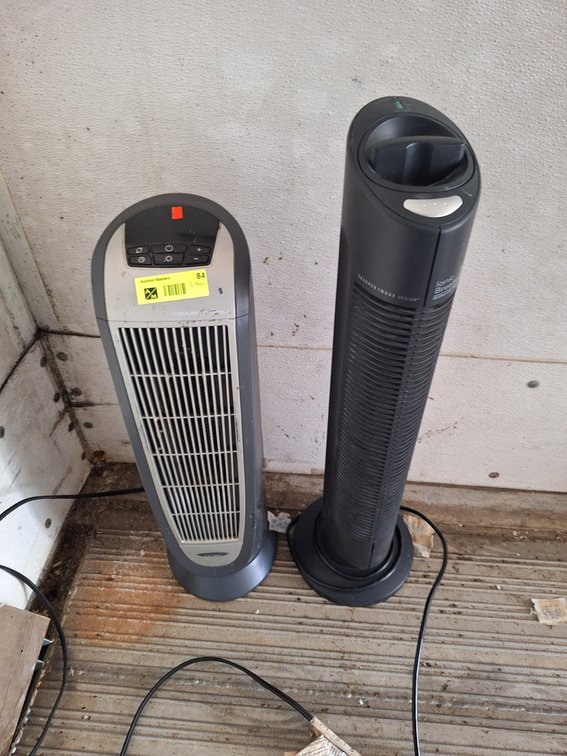 2 Portable Heaters/Fans