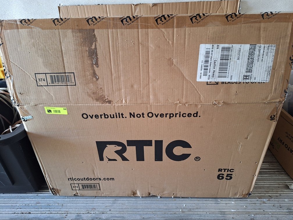RTIC 65qt Poly Cooler in Box