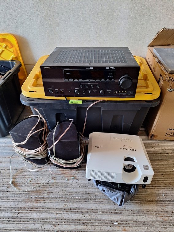 Surround Sound Speakers and Receiver
