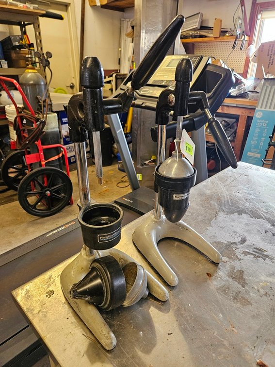 2 Hamilton Beach Manual Juicers