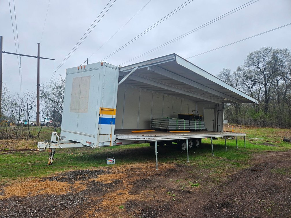 1989 Wenger Showmobile Stage Trailer PLUS Stage Extension