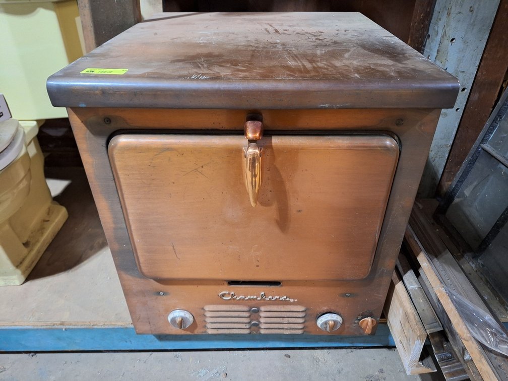 Vintage Chambers Copper Gas Oven with Hood, Model: IW-6263, 26.5"x26.5"x24"