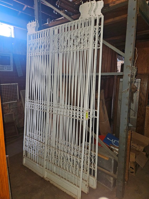 3 Metal Gate Panels, 45.5"x84", 49.5"x84" and 50"x84"
