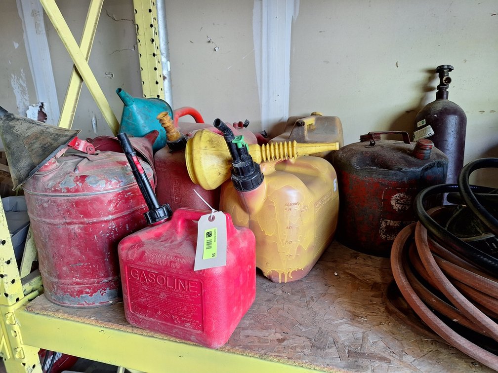 Assorted Fuel Cans