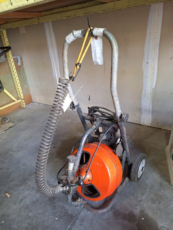 Electric Drain Snake with Cart