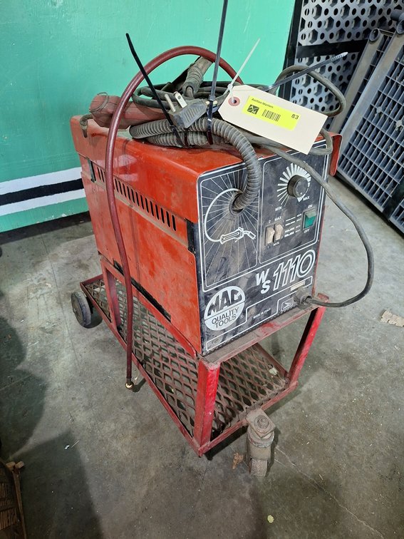 MAC WS1110 Wire Feed Welding on Cart