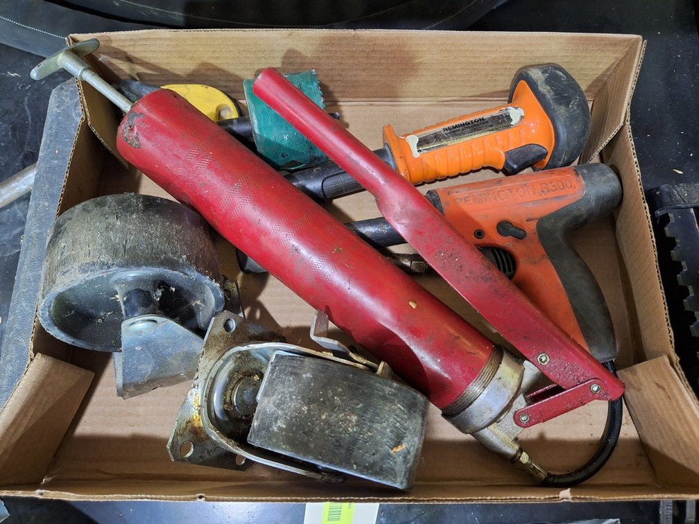 Casters, Grease Gun and More