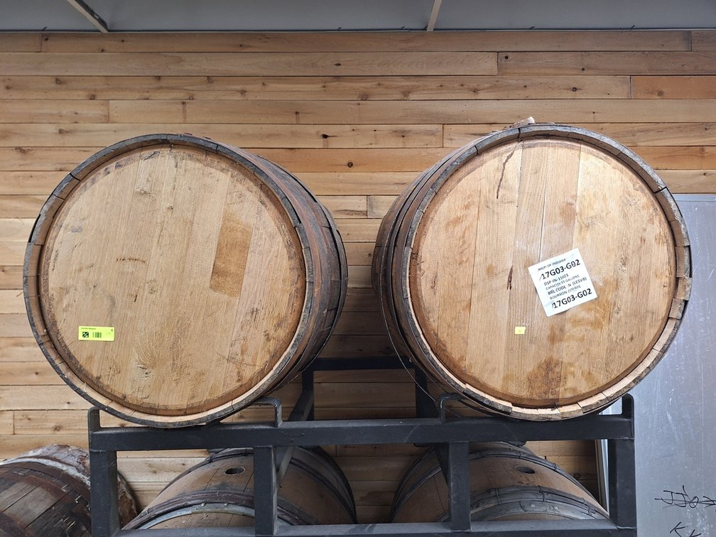 2 Assorted Oak Barrels