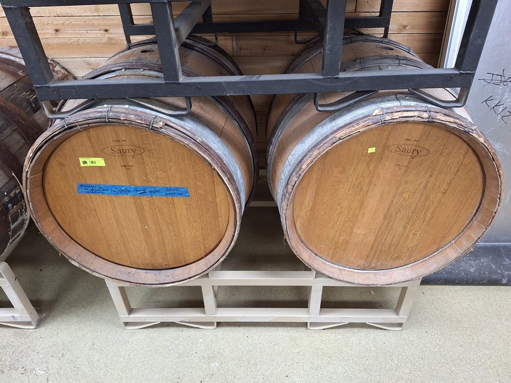 2 Assorted Oak Barrels