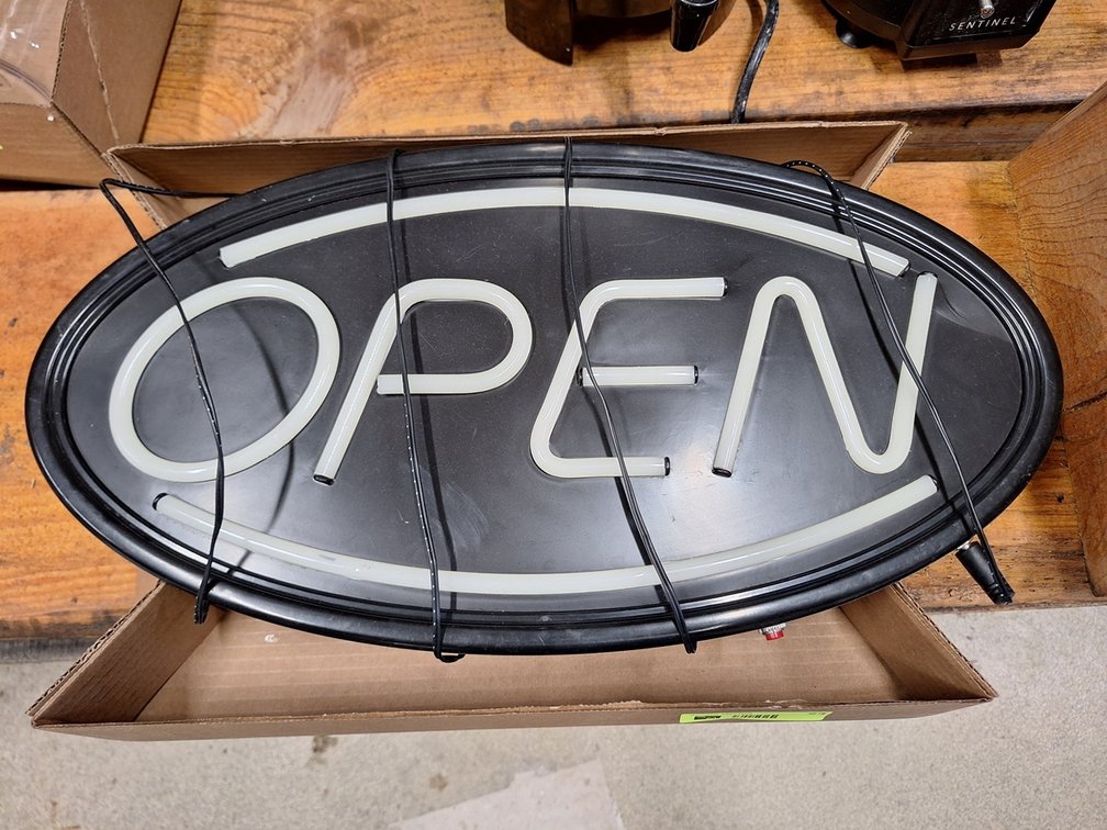 Lighted Open Sign, 19"x10"