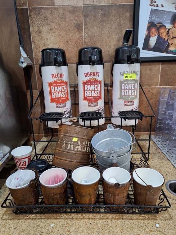 3 Coffee Air Pots, Racks, More