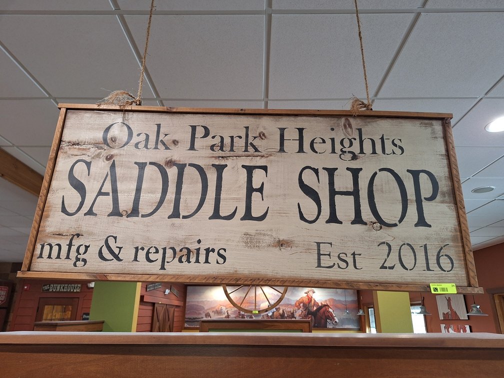 Hanging Wood Sign, 50"x22"