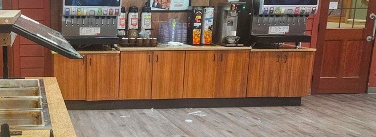 Beverage Cabinet, 144"x33"x34"