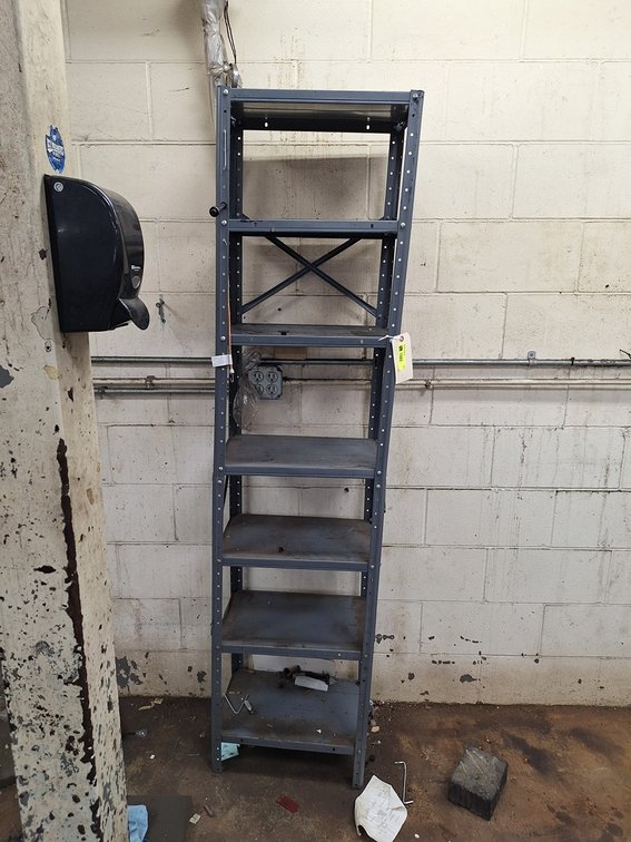 8-Tier Metal Shelf, 18"x12"x72"