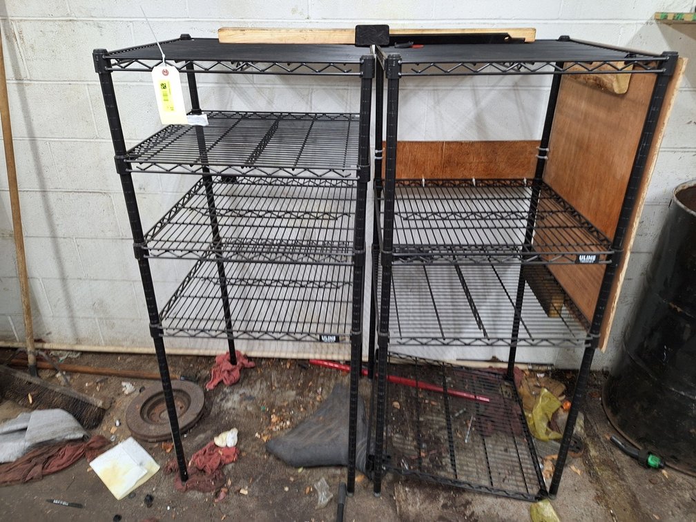 2 Wire Racks, 24"x24"x55"