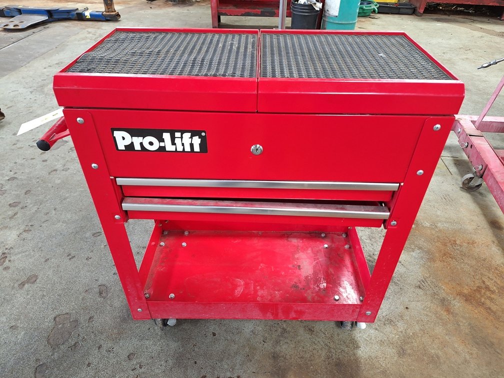 Pro-Lift Tool Chest/Workstation on Wheels, 28"x14"x34"
