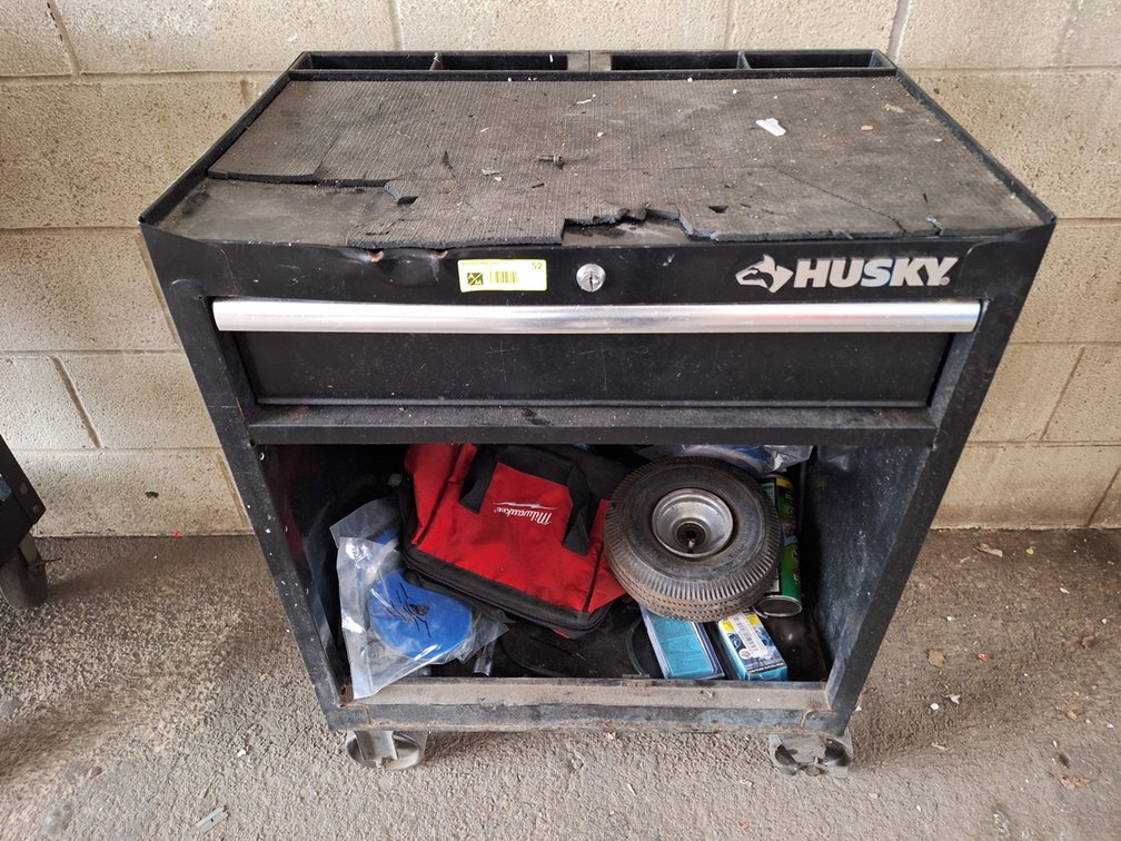 Husky Tool Chest on Wheels, 27"x19"x34"