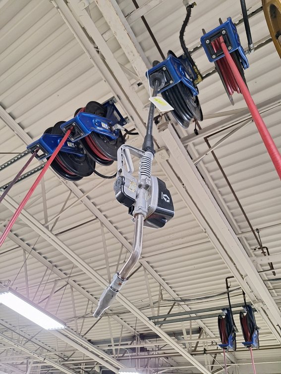 Graco Oil Hose Reel with Hose and Gun