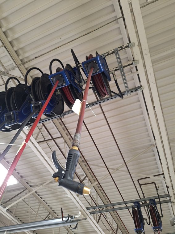 Graco Water Hose Reel with Hose and Nozzle
