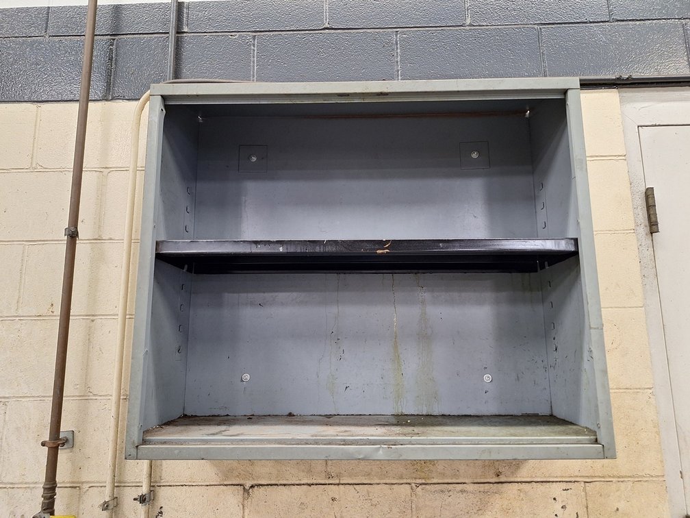 Metal Wall Cabinet, 36"x12"x33"