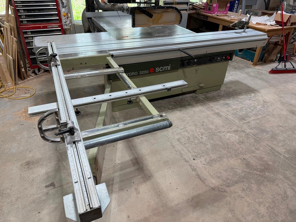 1995 SCMI Hydro 3200 Sliding Table Saw