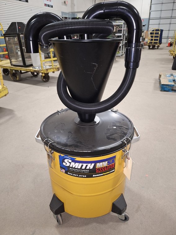 Smith MVSA Cyclone Separator Dust Collector, 19"x19"x38"