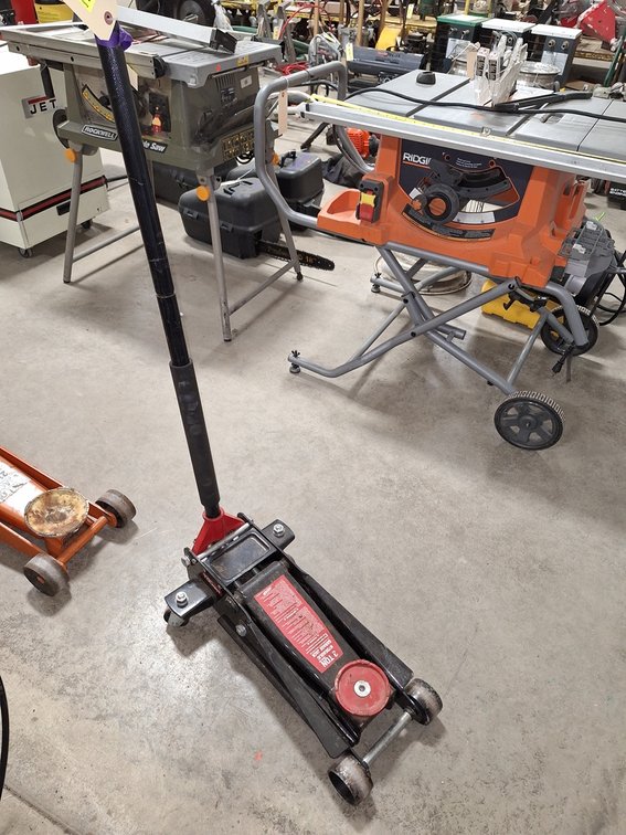 Hyper Tough 3-TON Hydraulic Garage Jack