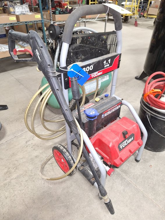 Huper Tough Portable Pressure Washer with Soap Dilution,  1800PSI, 1.1GPM