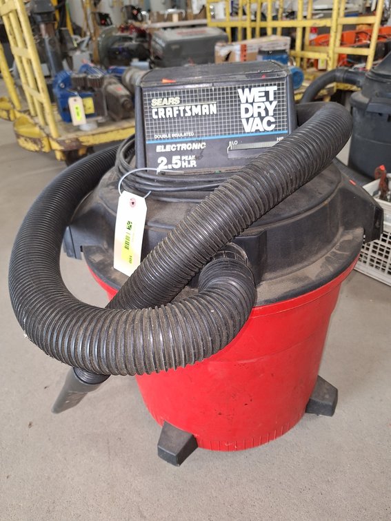 Craftsman Double Insulated Wet/Dry Vacuum, 2.5HP
