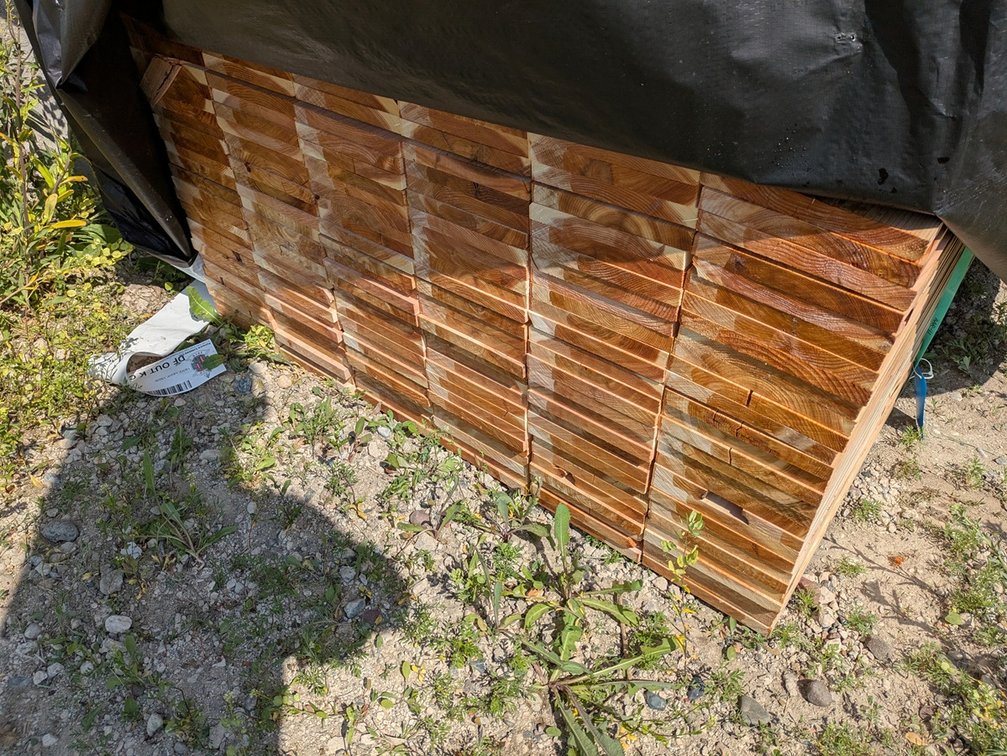 Cedar 7/8x8, 168 pieces, 6' lengths, 1008 linear ft