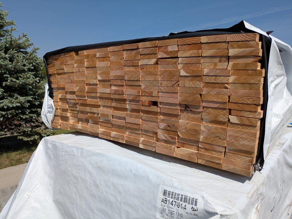 Cedar 7/8x4, 273 pieces, 6' lengths, 1638 linear ft