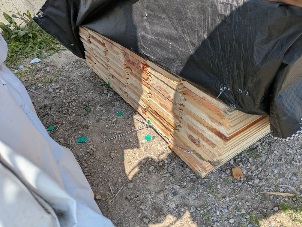 ECB (Edge and Center Bead) WP4 Pine, 1x8, 96 pieces, 16' lengths, 1536 linear ft, 896 sq ft