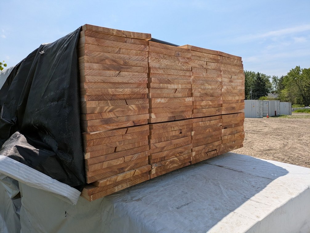 Cedar Fence, 7/8x12, 111 pieces, 6' lengths, 666 linear ft
