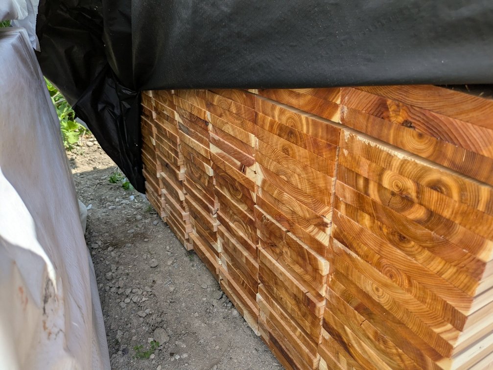 Cedar Fence, 7/8x8, 168 pieces, 6' lengths, 1008 linear ft