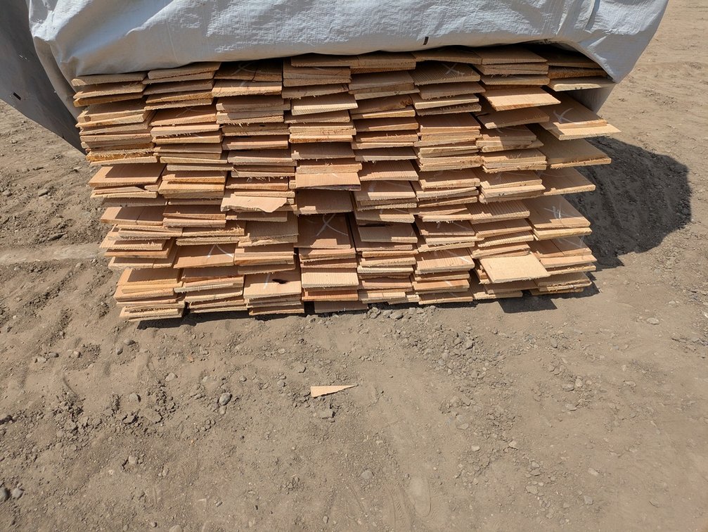 Hemlock Kiln Dried Bevel Siding, OUTS Grade, 1x6, 16 - 3' lengths, 265 - 4' lengths, 238 - 5' lengths, 2298 linear ft, 933 sq ft