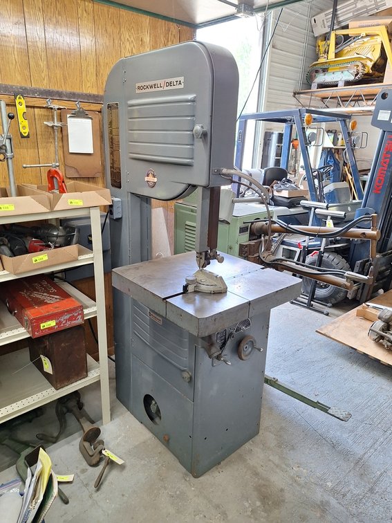 Rockwell Delta Bandsaw, Cat# 28-365, SN: 1496008, 200v, 3PH