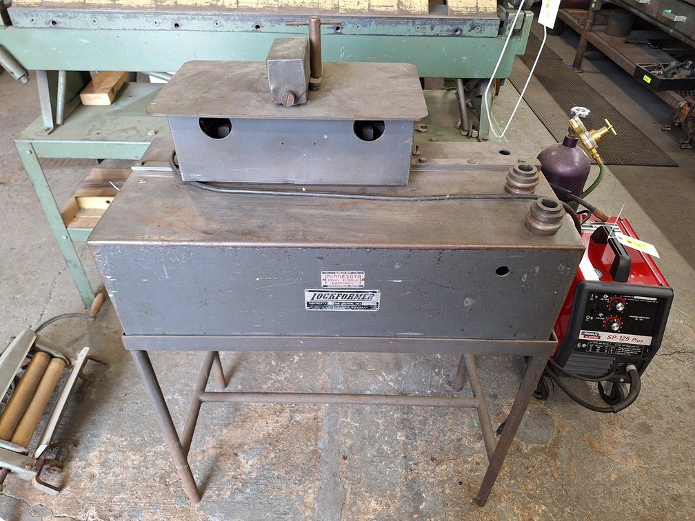 Lock Former Roll Forming Machine, 24 Gauge, SN: 5531, 115v, 1PH