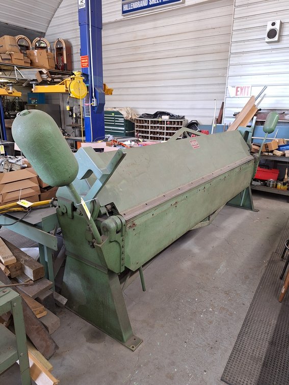 Chicago Dreis and Krump Commercial Heavy Duty Hand Brake, Model: SO-1014, SN: 323298-M, 10' Bed