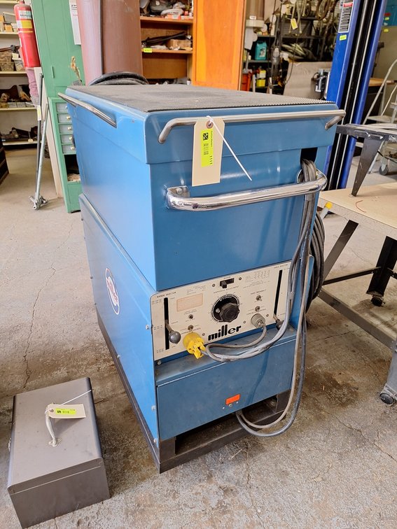 Miller Dialarc HF AC/DC Tungsten Arc or Shielded Metal Arc Welding power Source on Wheels, with Related, 208/230/460v, 1PH