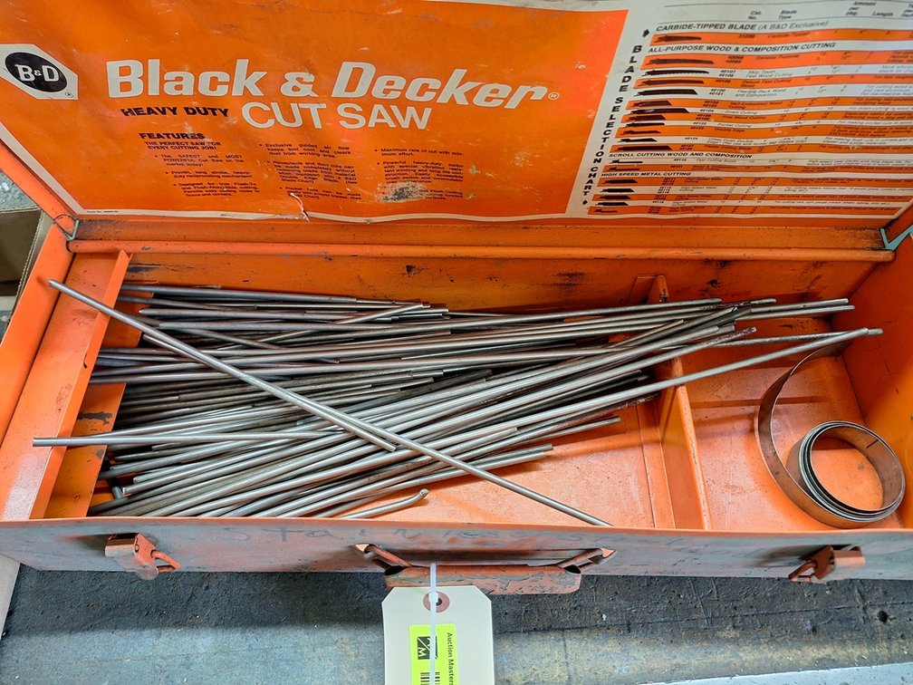 Black & Decker Toolbox with Metal Rods