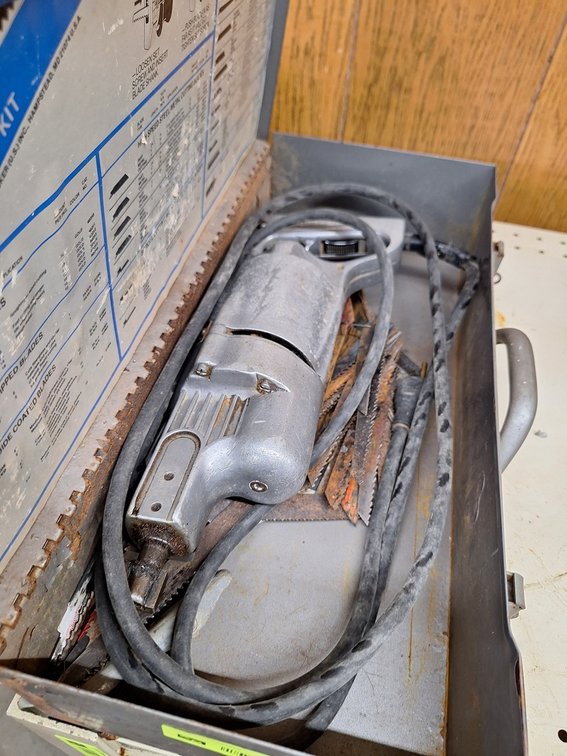 Reciprocating Saw with Case