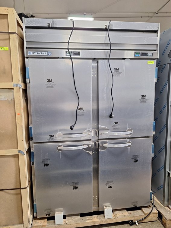 NEW Beverage Air Piedmont Line 4-Half SS Door, Model PRF24-241AH502, 115V, 5.70A